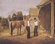 William Sidney Mount The Horse Trade (mk13) Sweden oil painting artist